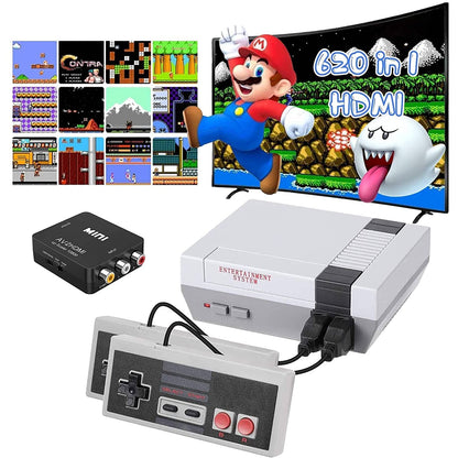 CONSOLA RETRO 620 JUEGOS + 2 MANDOS